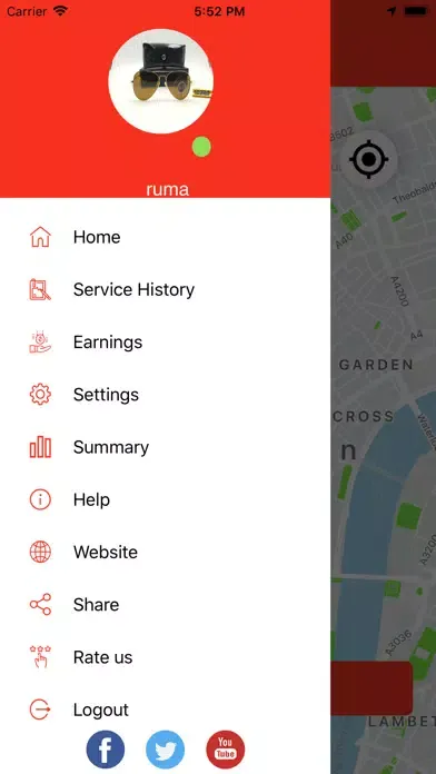 RUMA Provider Screenshots