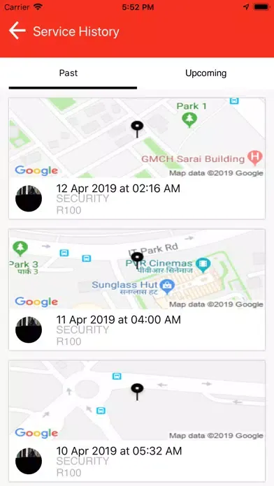 RUMA Provider Screenshots