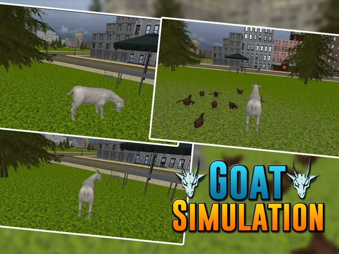 تصاویر Angry Goat City Simulator 3D iPad 
