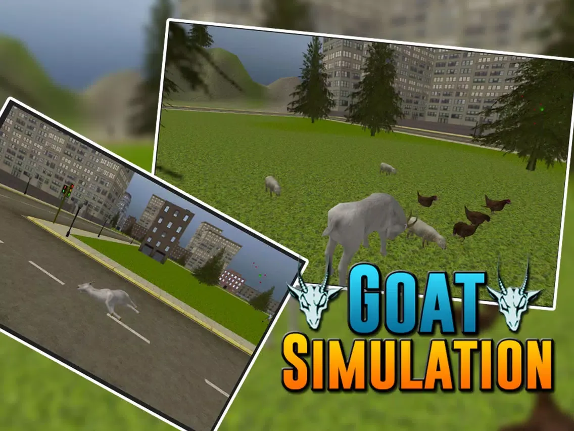 تصاویر Angry Goat City Simulator 3D iPad 