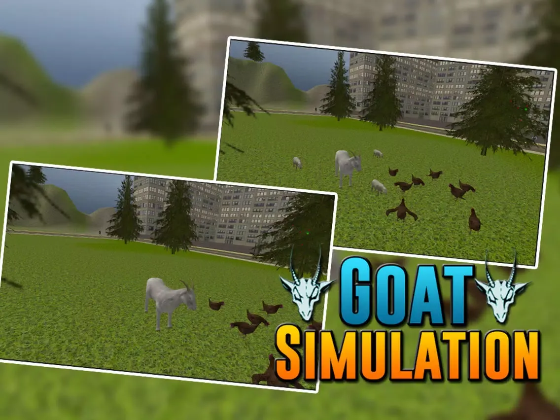 تصاویر Angry Goat City Simulator 3D iPad 