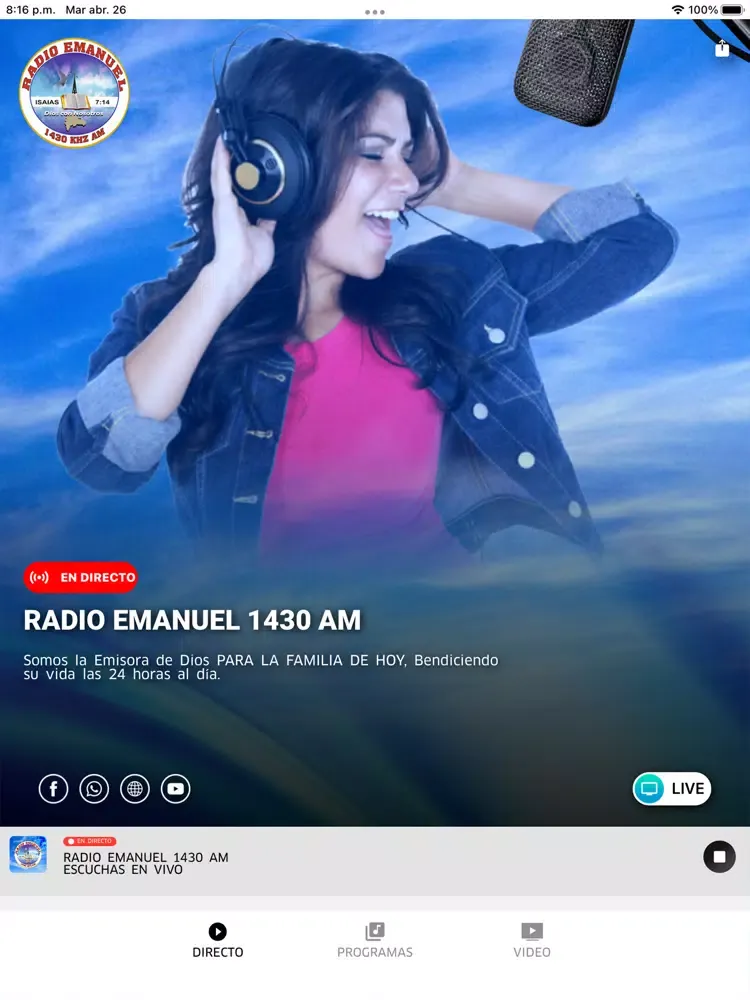 Radio Emanuel iPad  スクリーンショット