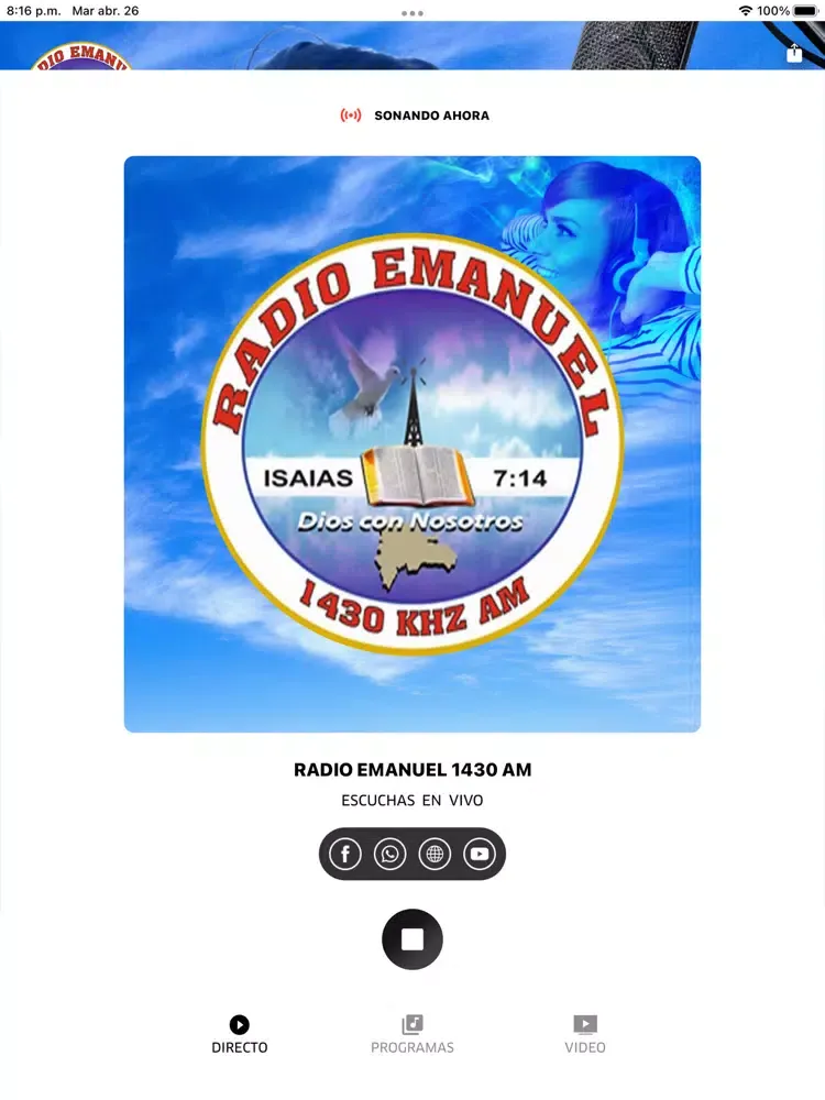 Radio Emanuel iPad  スクリーンショット