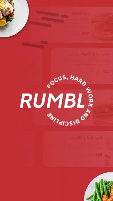 Capturas de tela do Rumbl app