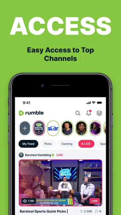 Ảnh chụp màn hình của Rumble