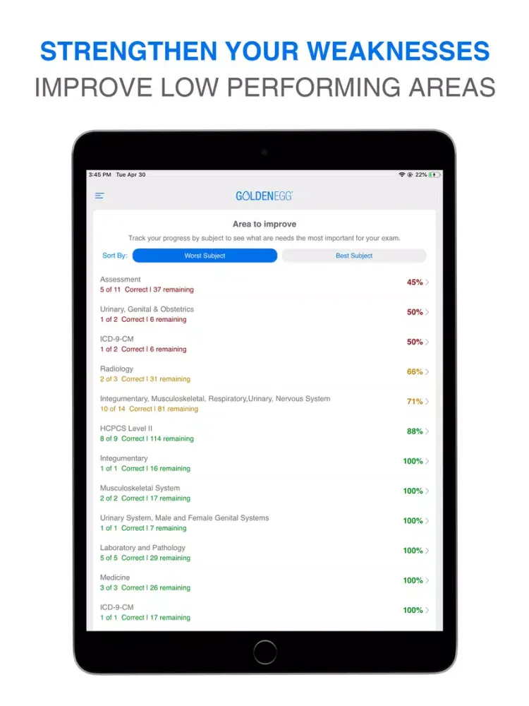 AAPC CPC Practice Test Prep iPad 應用截圖