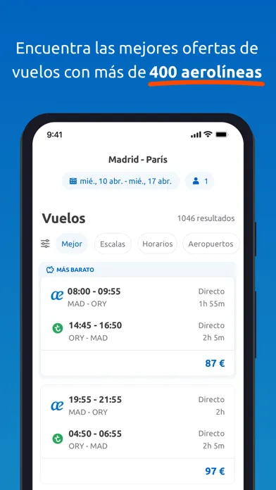 Rumbo.es - vuelos baratos Screenshots