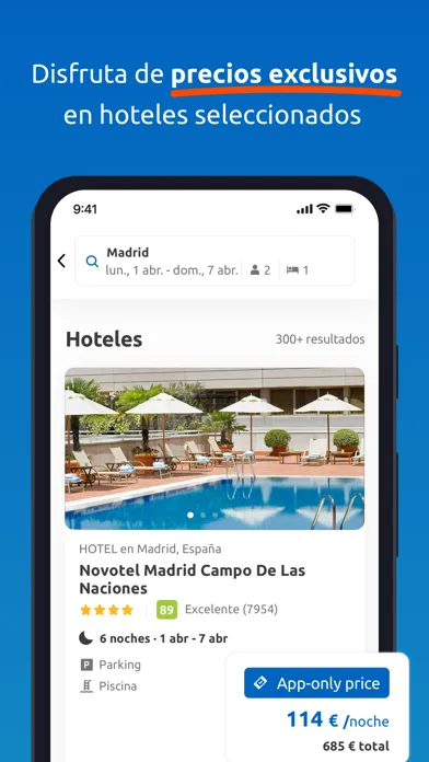 Rumbo.es - vuelos baratos Screenshots