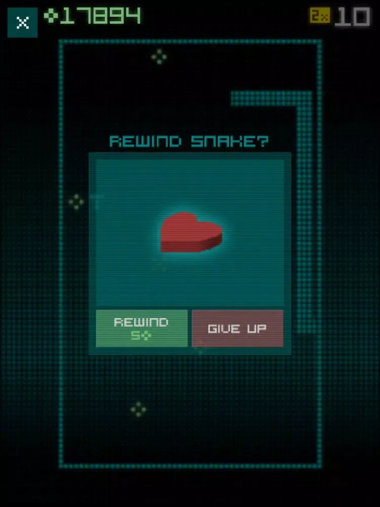 ภาพหน้าจอของ Snake Rewind iPad 