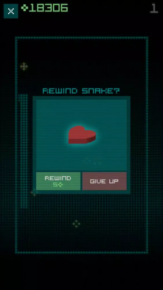 ภาพหน้าจอของ Snake Rewind