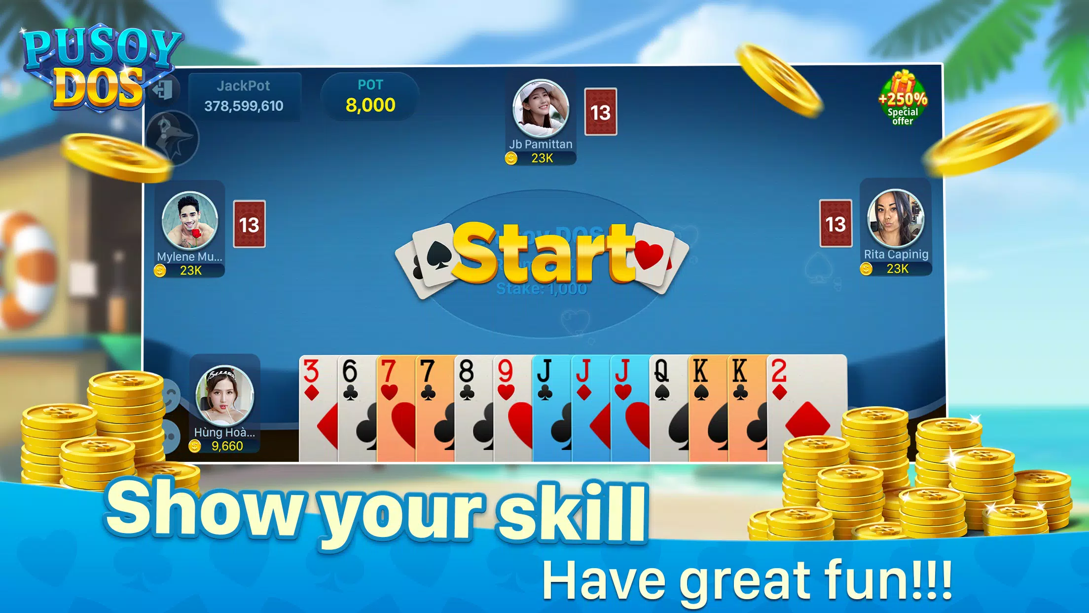 Pusoy Dos ZingPlay - card gameภาพหน้าจอของแอป5