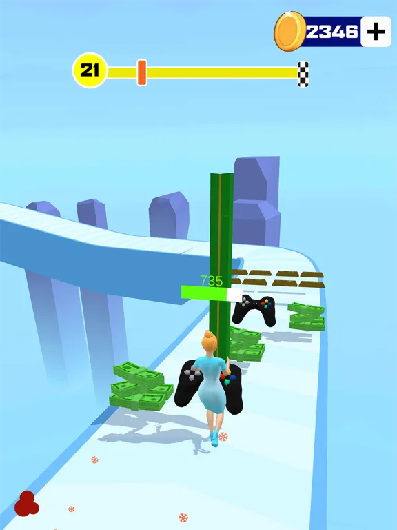 Money Rush Run - Moneygun Run iPad  Screenshots