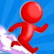Parkour Man-Run On Sport Track
