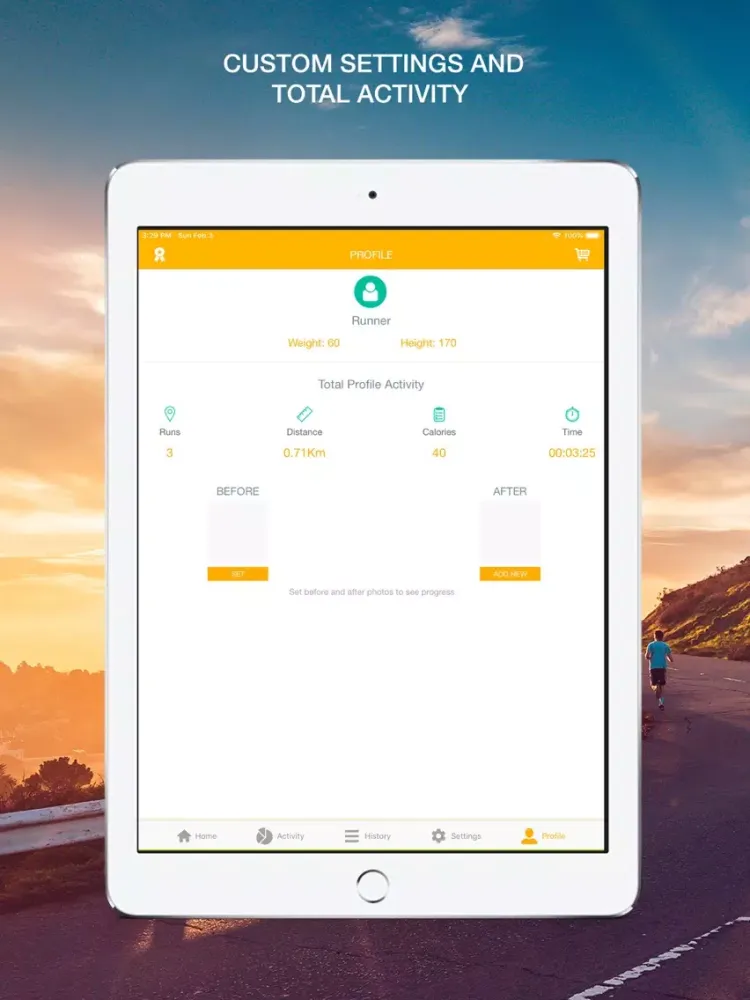 Runly - Distance Tracker iPad  Ekran Görüntüleri
