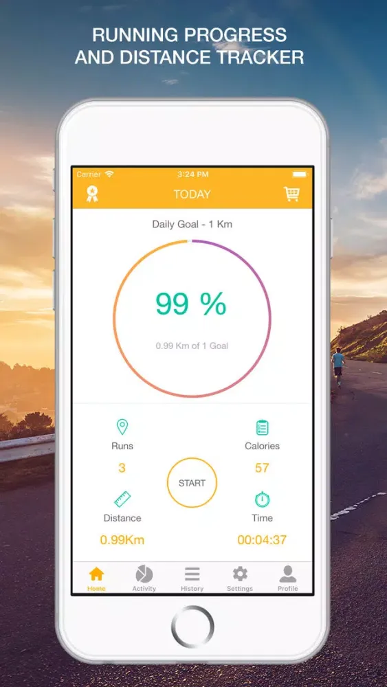 Runly - Distance Tracker Ekran Görüntüleri