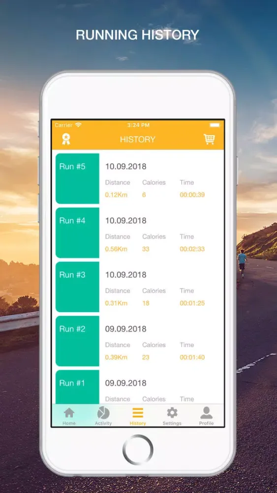 Runly - Distance Tracker Ekran Görüntüleri
