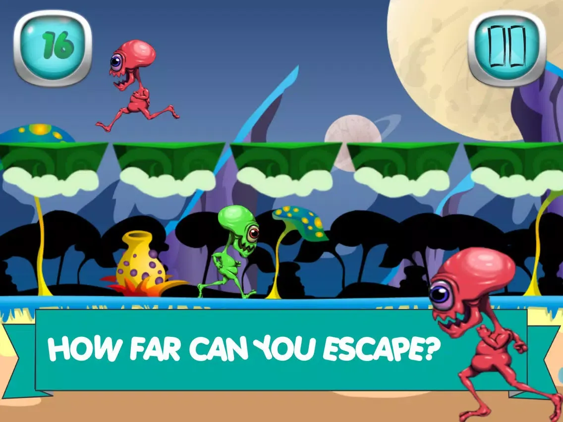 Run Alien Run iPad  Ekran Görüntüleri