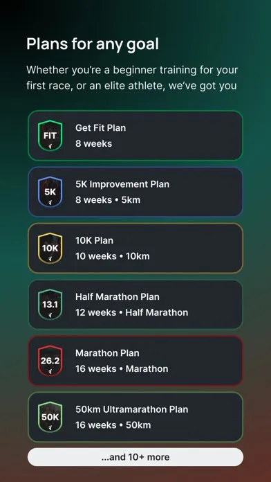 Runna: Running Training Plans Screenshots