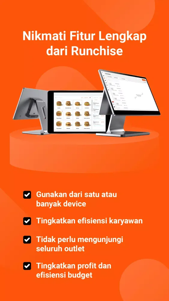 Runchise POS سکرین شاٹس