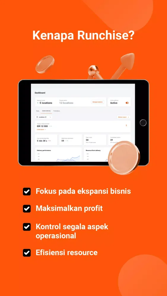 Runchise POS سکرین شاٹس