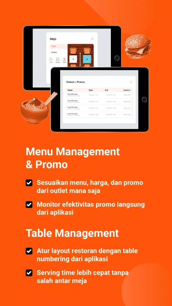 Runchise POS سکرین شاٹس