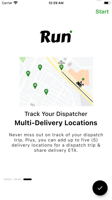 ภาพหน้าจอของ Run: Dispatch Hailing App