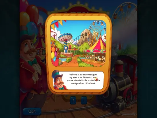 Tangkapan skrin Railway Fun Adventure Park iPad 