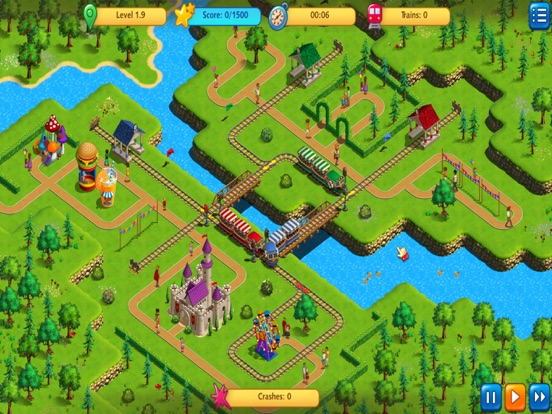 Ảnh chụp màn hình của Railway Fun Adventure Park iPad 