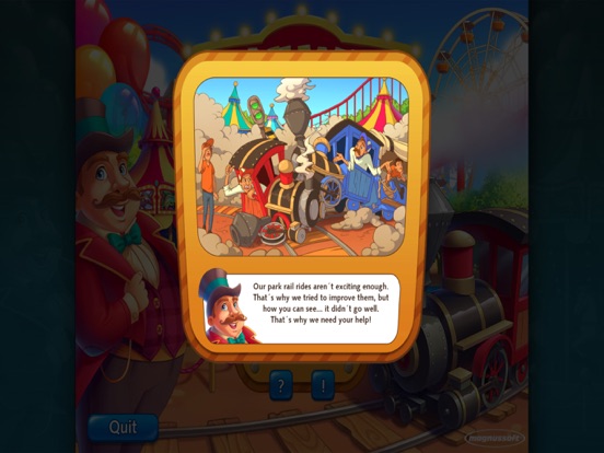 Ảnh chụp màn hình của Railway Fun Adventure Park iPad 