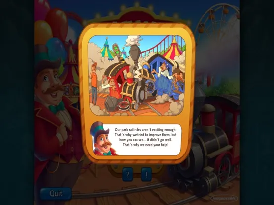 Tangkapan skrin Railway Fun Adventure Park iPad 