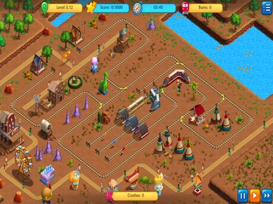 Tangkapan skrin Railway Fun Adventure Park iPad 
