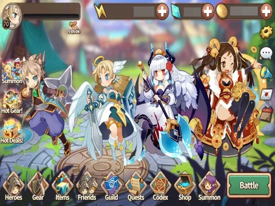 Ảnh chụp màn hình của Last Valiant iPad 
