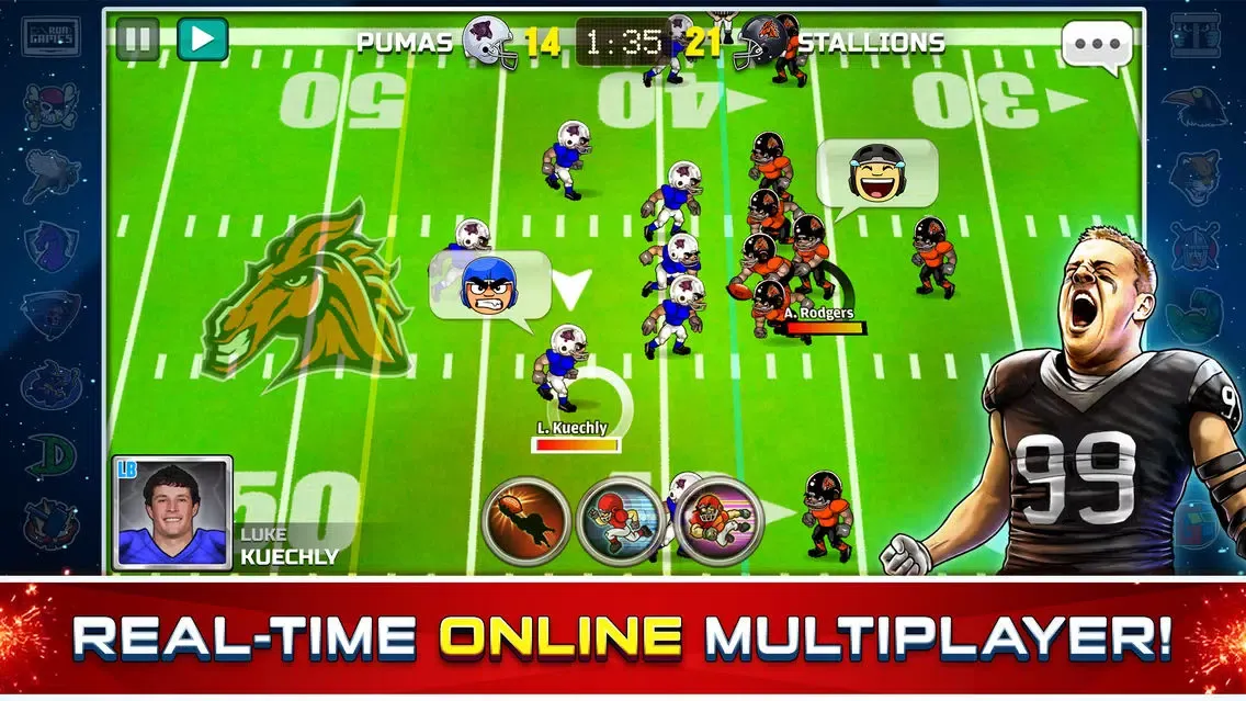 Football Heroes Pro Online - NFL Players Unleashed Ekran Görüntüleri