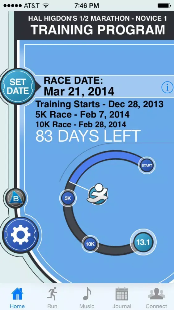 Tangkapan layar Hal Higdon 1/2 Marathon Training Program - Novice 1