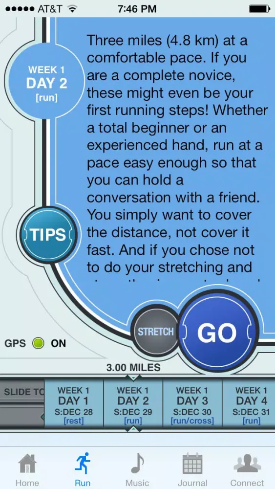 Tangkapan layar Hal Higdon 1/2 Marathon Training Program - Novice 1