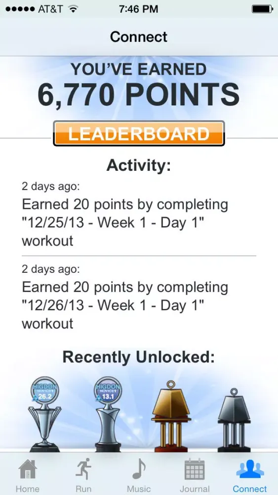 Tangkapan layar Hal Higdon 1/2 Marathon Training Program - Novice 1