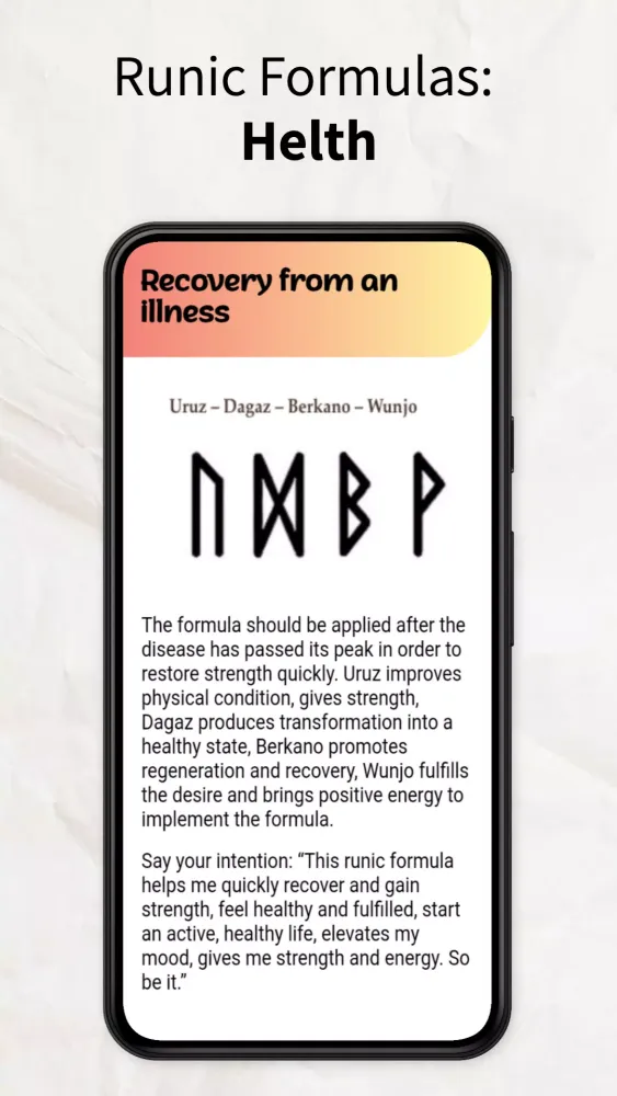 Screenshot di Runic formulas and amulets