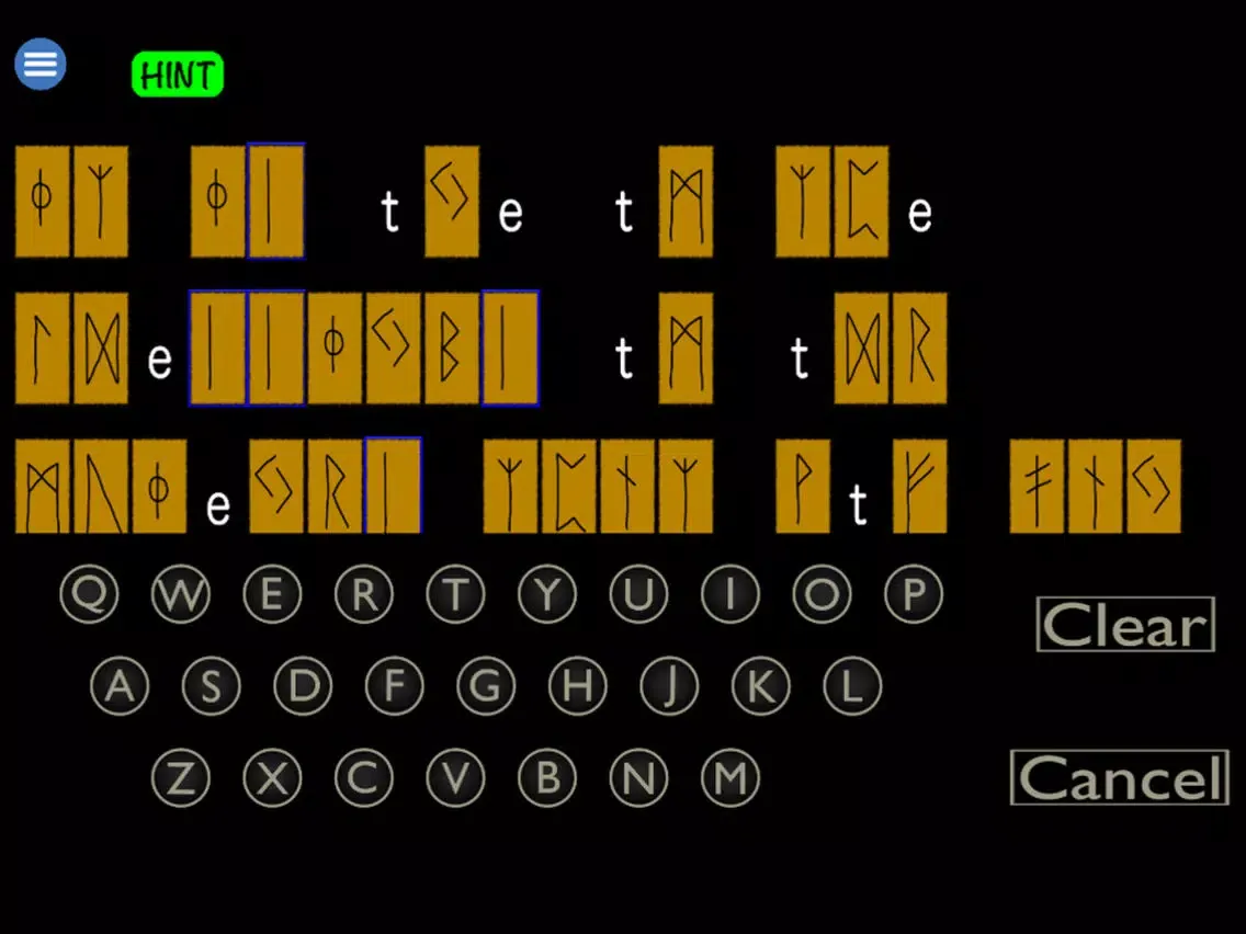 Zrzuty ekranu Runic Cryptogram iPad 