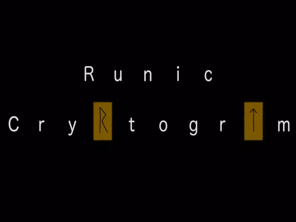 Zrzuty ekranu Runic Cryptogram iPad 