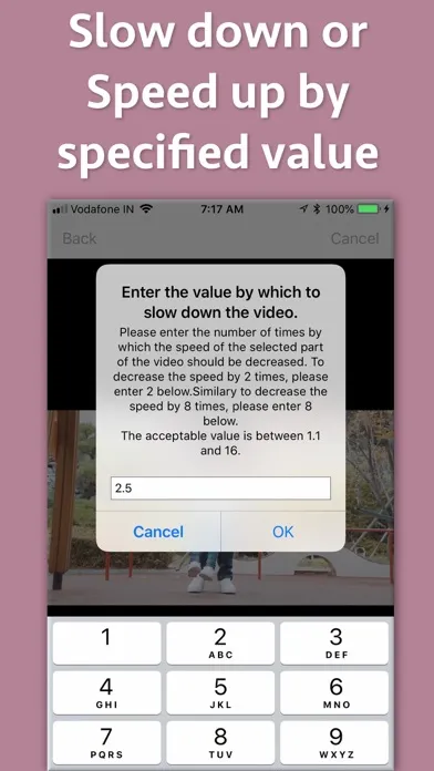Video slow & fast speed Ramp Screenshots