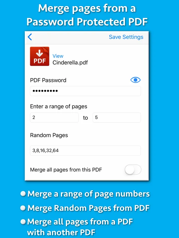 PDF Joiner & Merger iPad  Screenshots