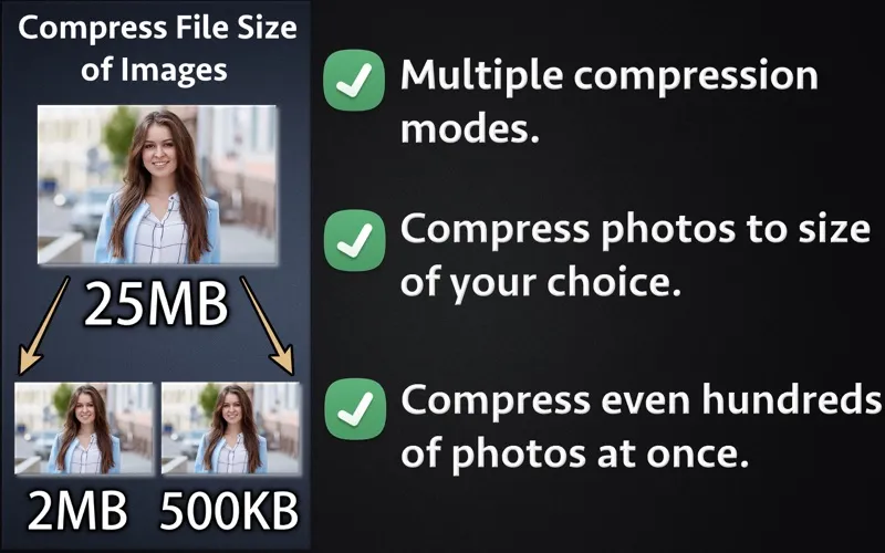 Photo Compressor سکرین شاٹس