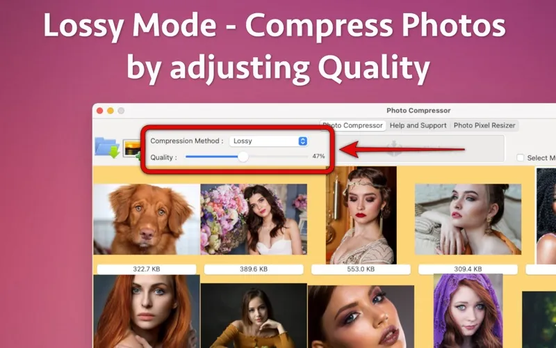 Photo Compressor سکرین شاٹس