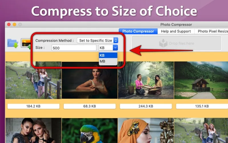 Photo Compressor سکرین شاٹس