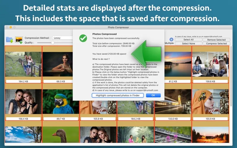 Photo Compressor سکرین شاٹس
