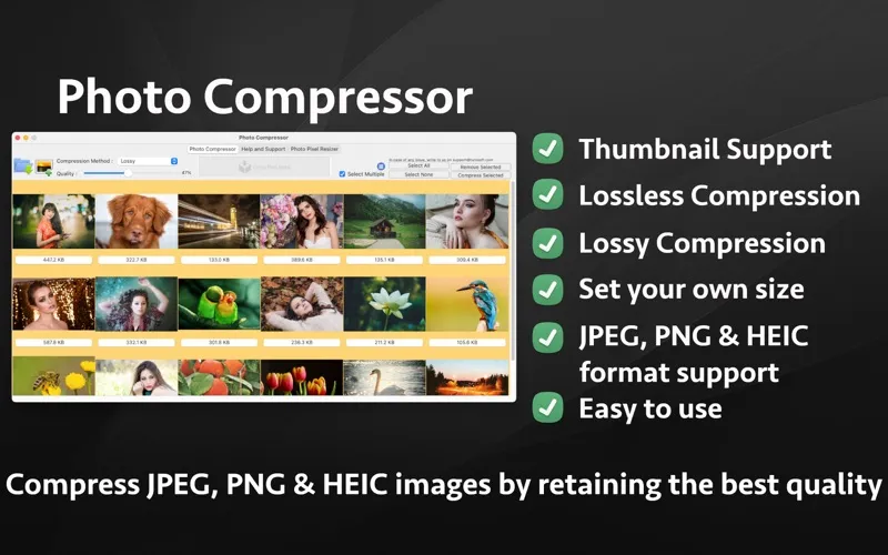 Photo Compressor سکرین شاٹس