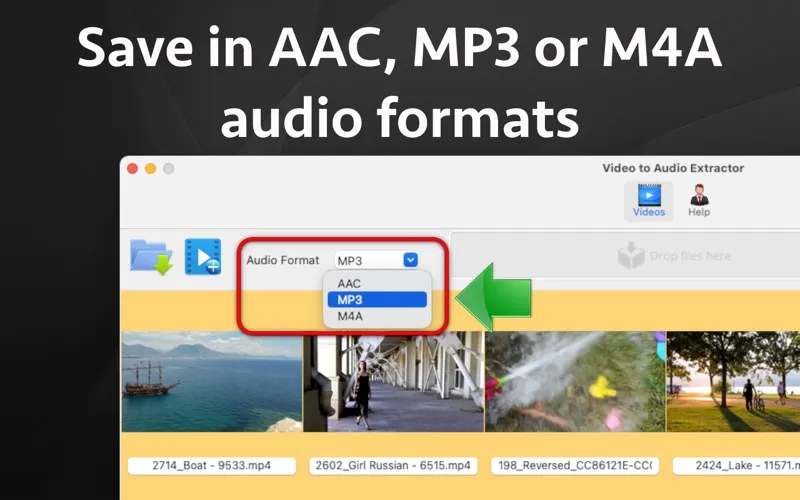 Скриншоты Video to Audio Extractor