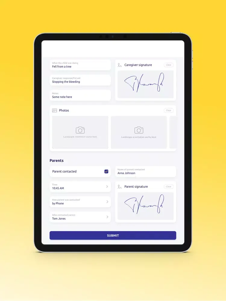 Скриншоты Safer Mgmt iPad 
