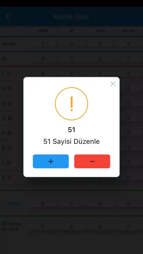 Kertik Skor سکرین شاٹس