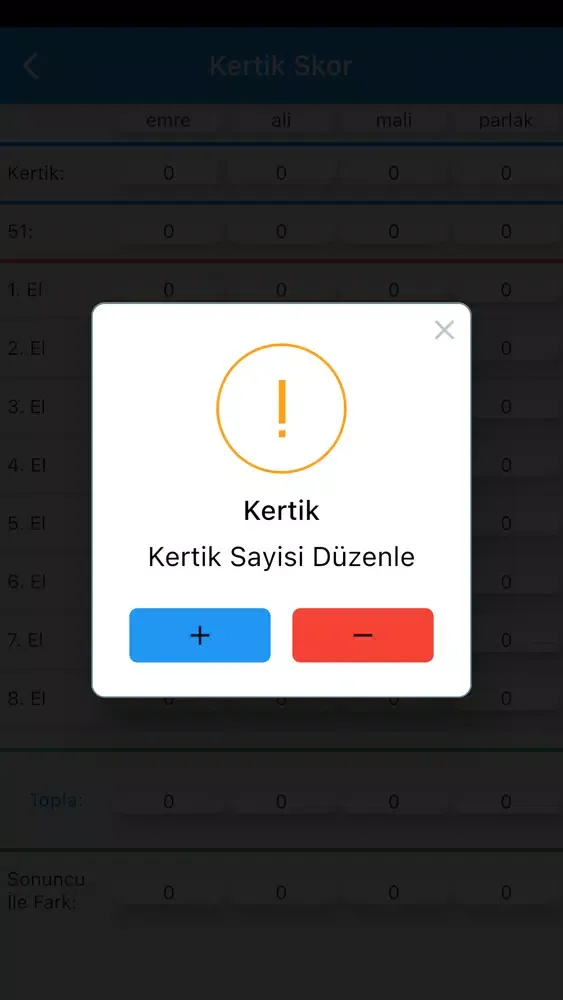 Kertik Skor سکرین شاٹس